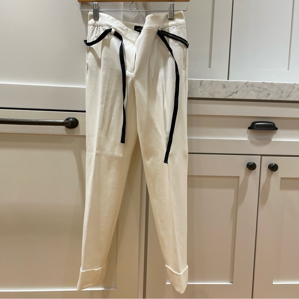 White girlfriend dress pant